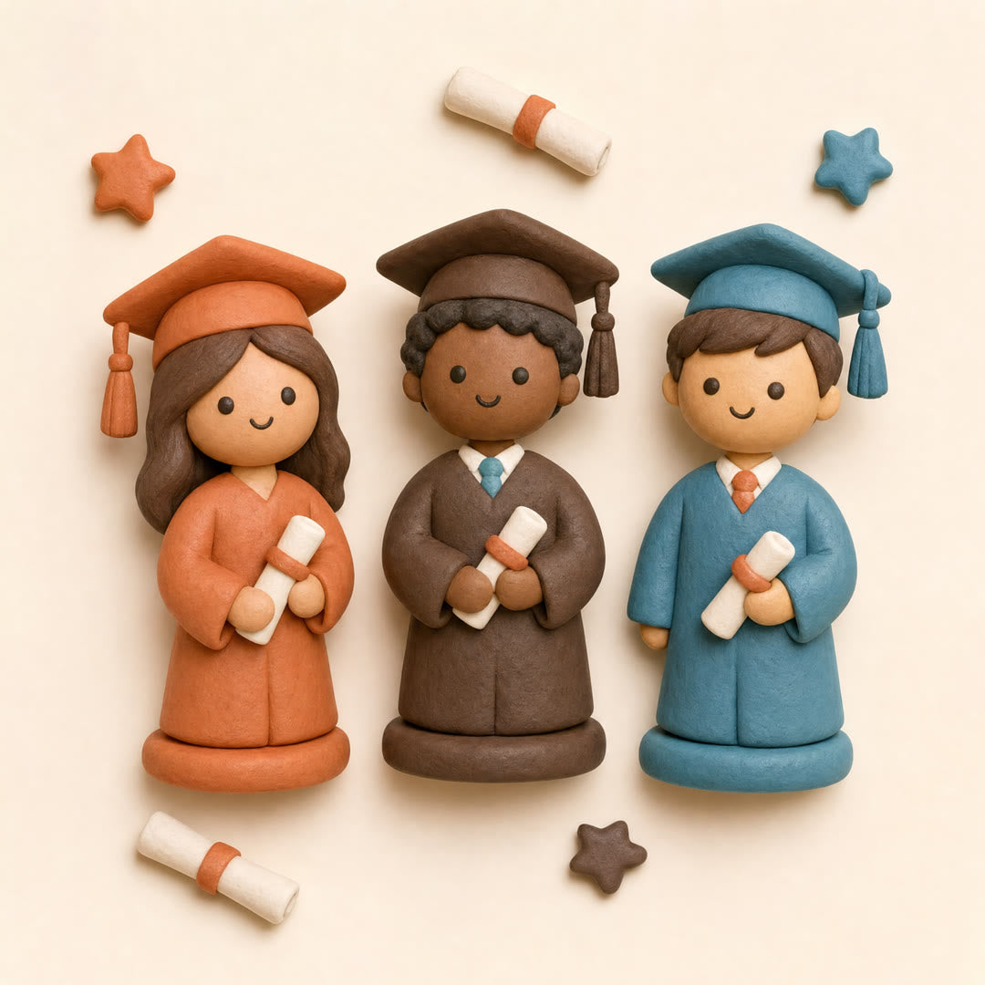 Custom handmade polymer clay keepsake collection by LustarStudio