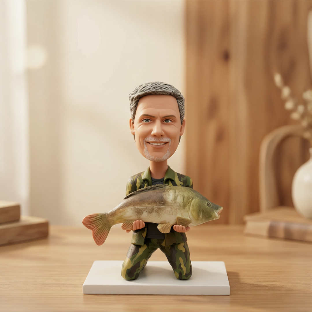 Custom handmade polymer clay bobblehead figurine by LustarStudio (6 of 6)