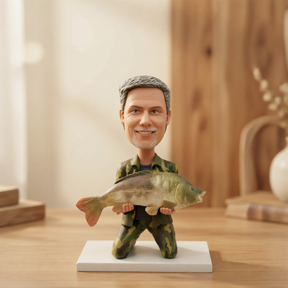 Custom handmade polymer clay bobblehead figurine by LustarStudio (6 of 6)